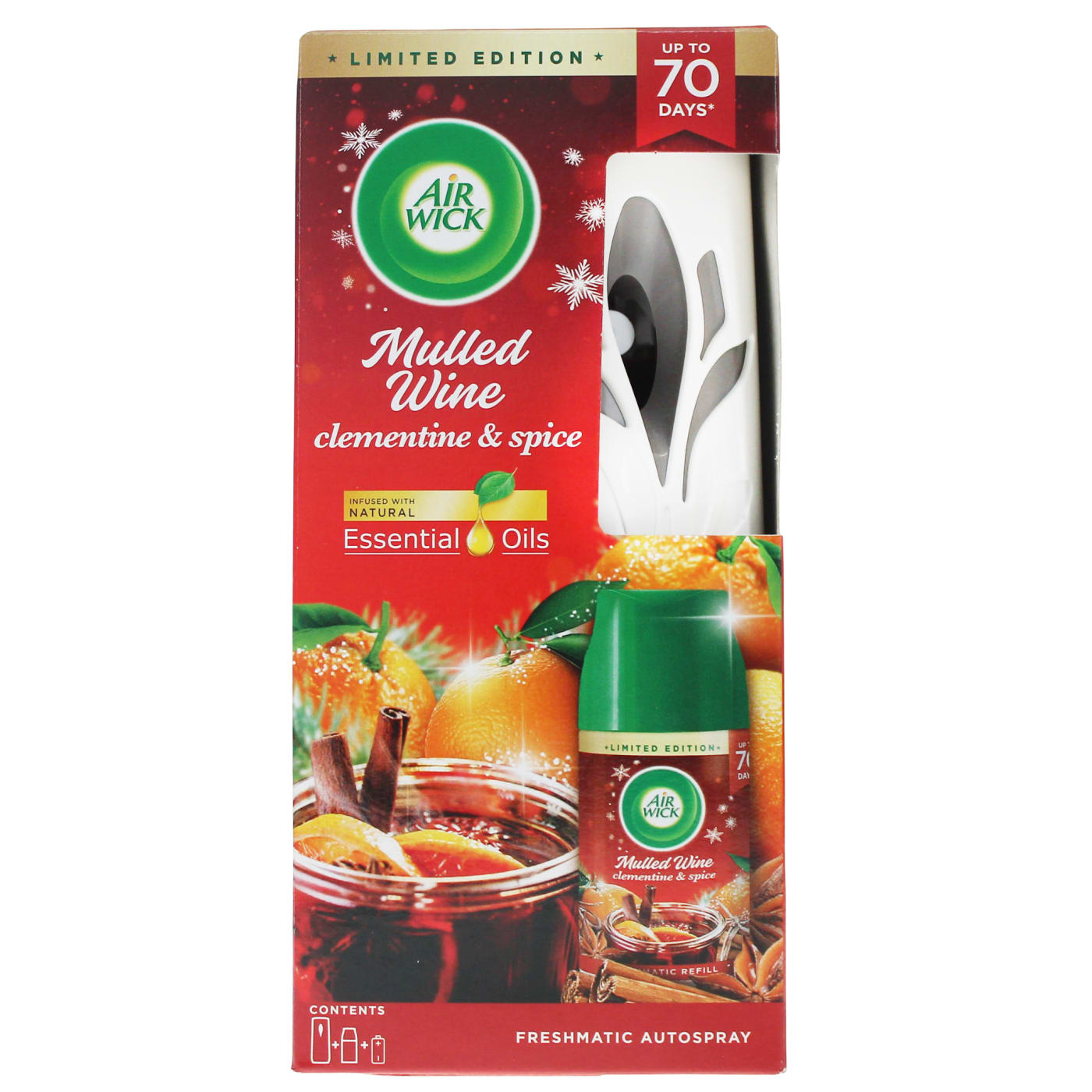 AIR WICK FRESHMATIC MAX SET MULLED WINE 2PC