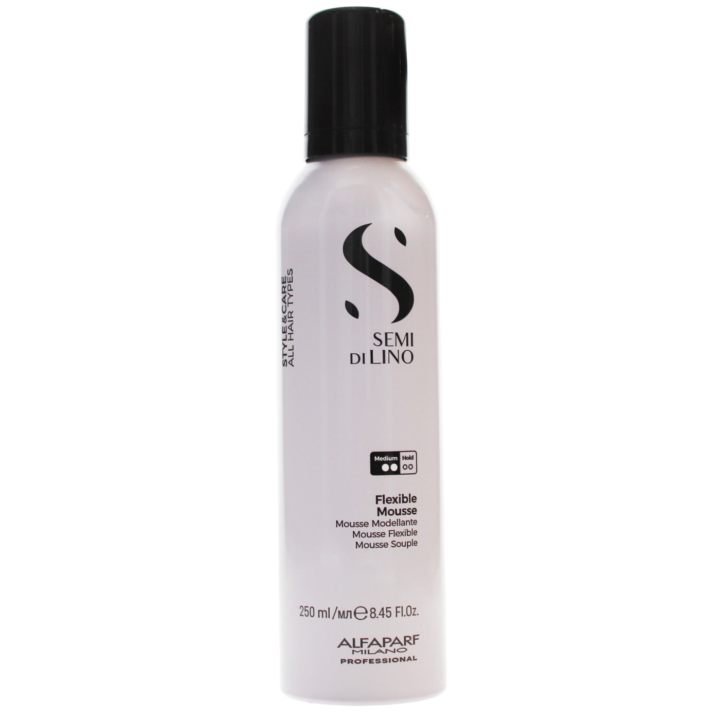 ALFAPARF SEMI DI LINO STYLE & CARE HAIR MOUSSE FLEXIBLE 250ML