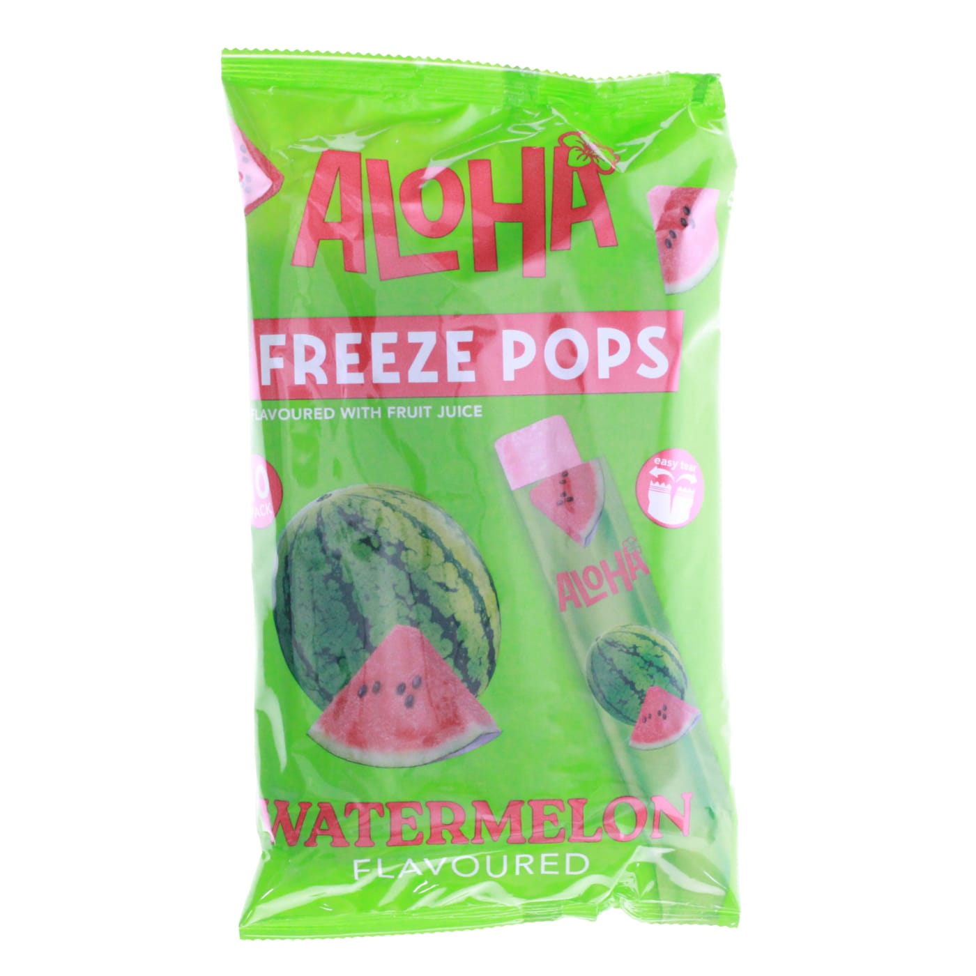 ALOHA 10 MOCKTAIL FREEZE POPS WATERMELON X50ML