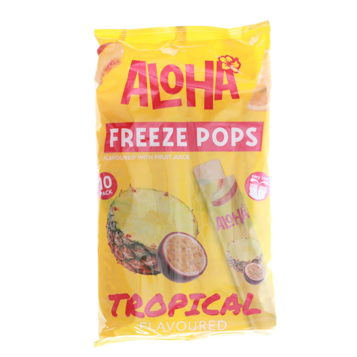 ALOHA 10 MOCKTAIL FREEZE POPS TROPICAL X50ML