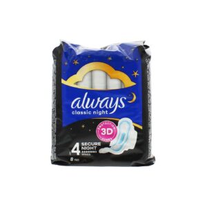 ALWAYS MAXI CLASSIC PADS NIGHT 8'S
