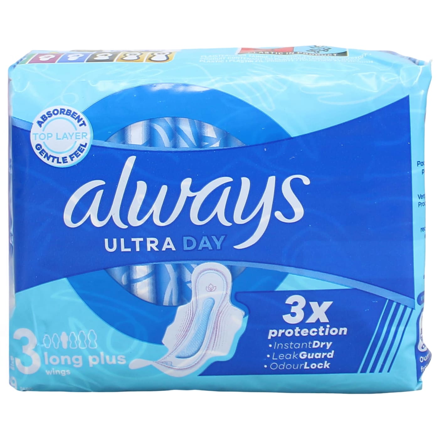 ALWAYS ULTRA DAY LONG PLUS WINGS 9'S (0% VAT)