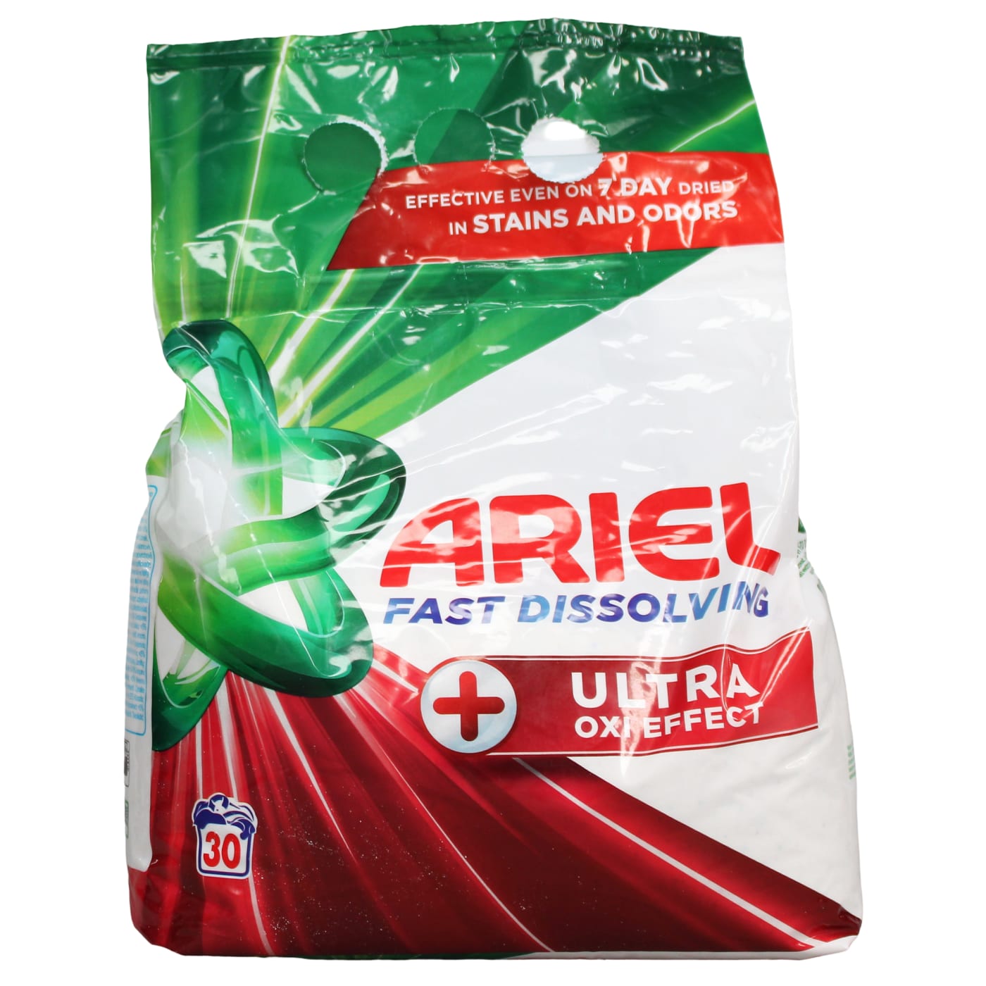 ARIEL 1.65KG FAST DISSOLVING ULTRA OXI POWDER 30 WASH (EN LABEL)