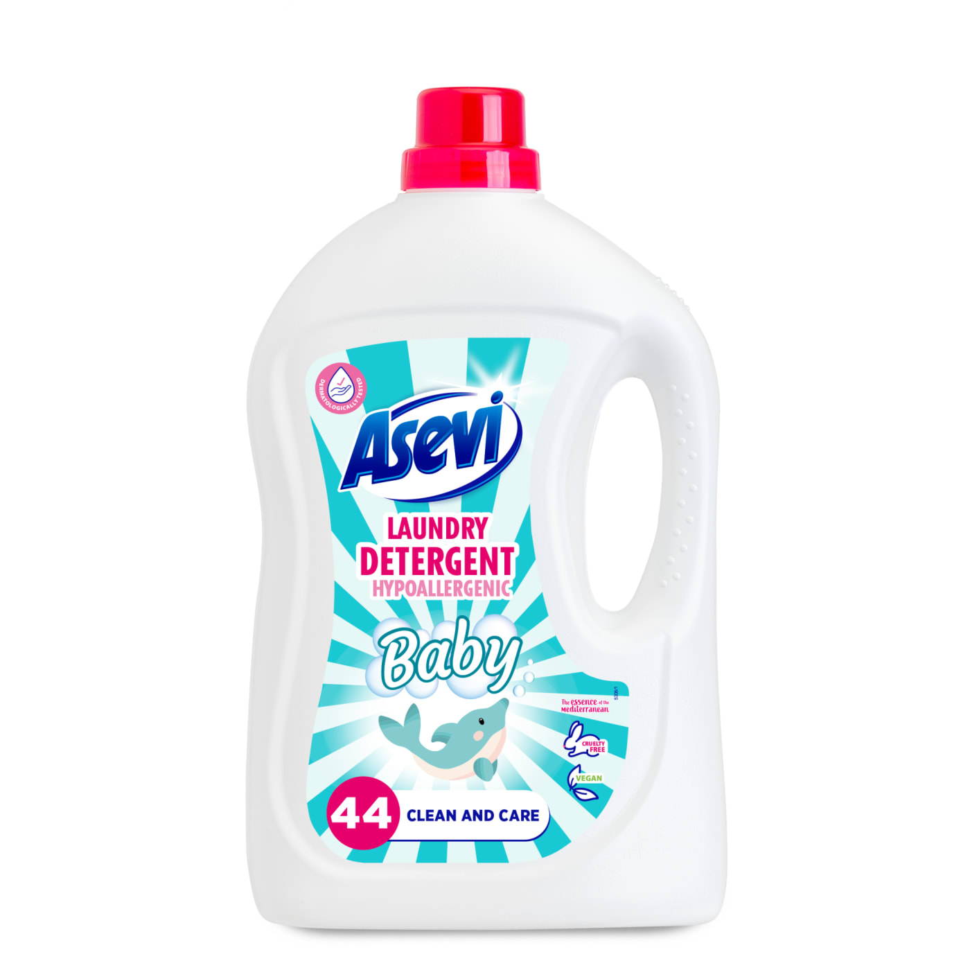ASEVI 2 LIQUID LAUNDRY DETERGENT BABY 44 WASH 376ML