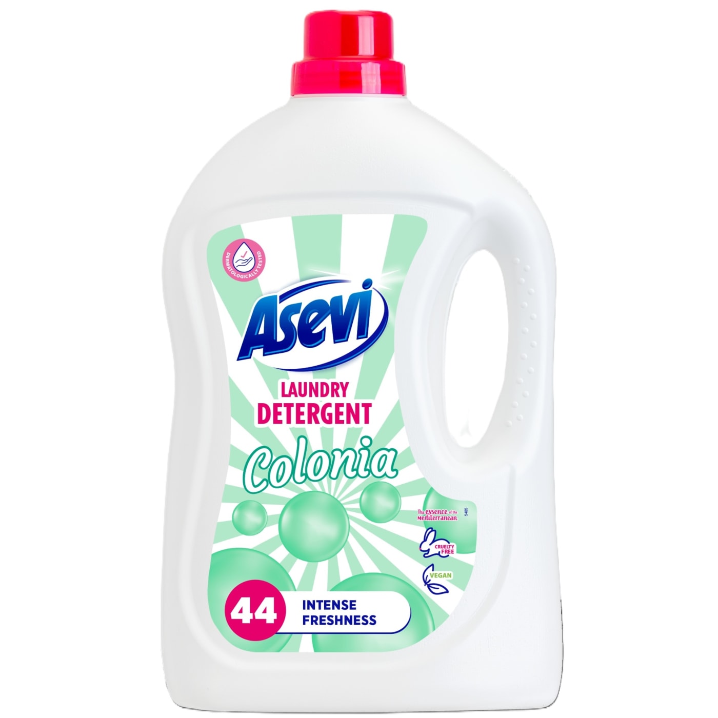ASEVI 2 LIQUID LAUNDRY DETERGENT COLONIA 44 WASH 376ML