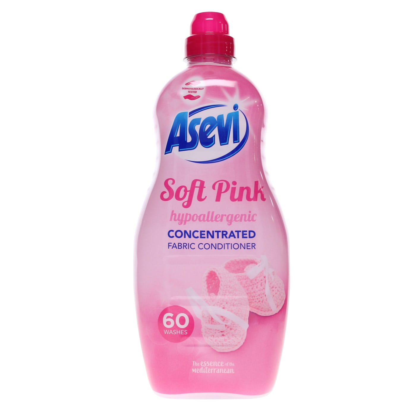 ASEVI 1 FABRIC SOFTENER HYPOALLERGENIC PINK 60 WASH CONCENTRATED 380ML