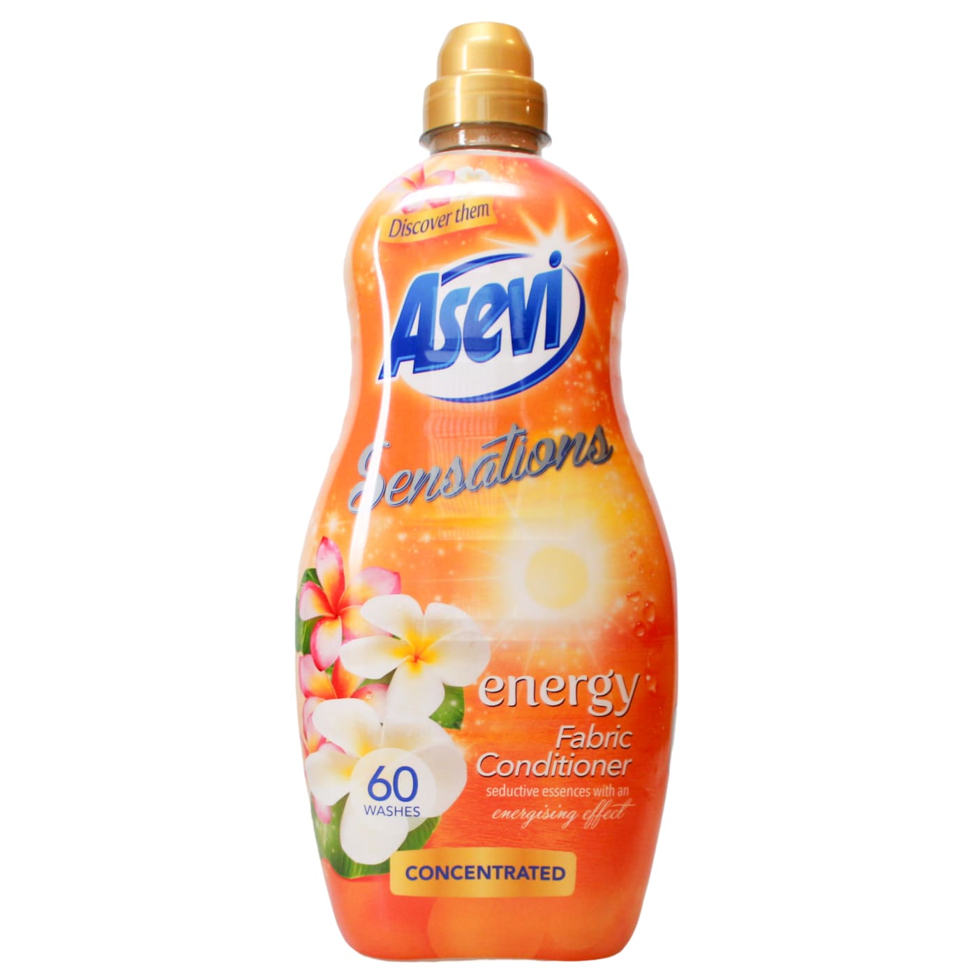 ASEVI SENSATIONS 1 FABRIC SOFTENER ENERGY 60 WASH 320ML