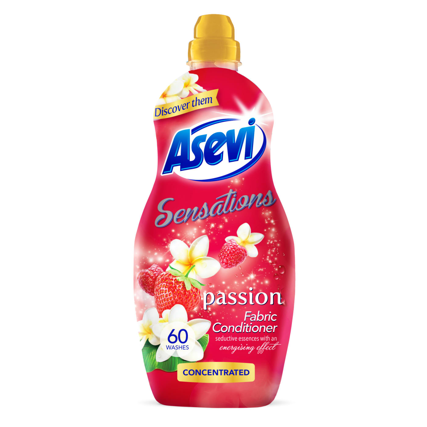 ASEVI SENSATIONS 1 FABRIC SOFTENER PASSION 60 WASH 320ML