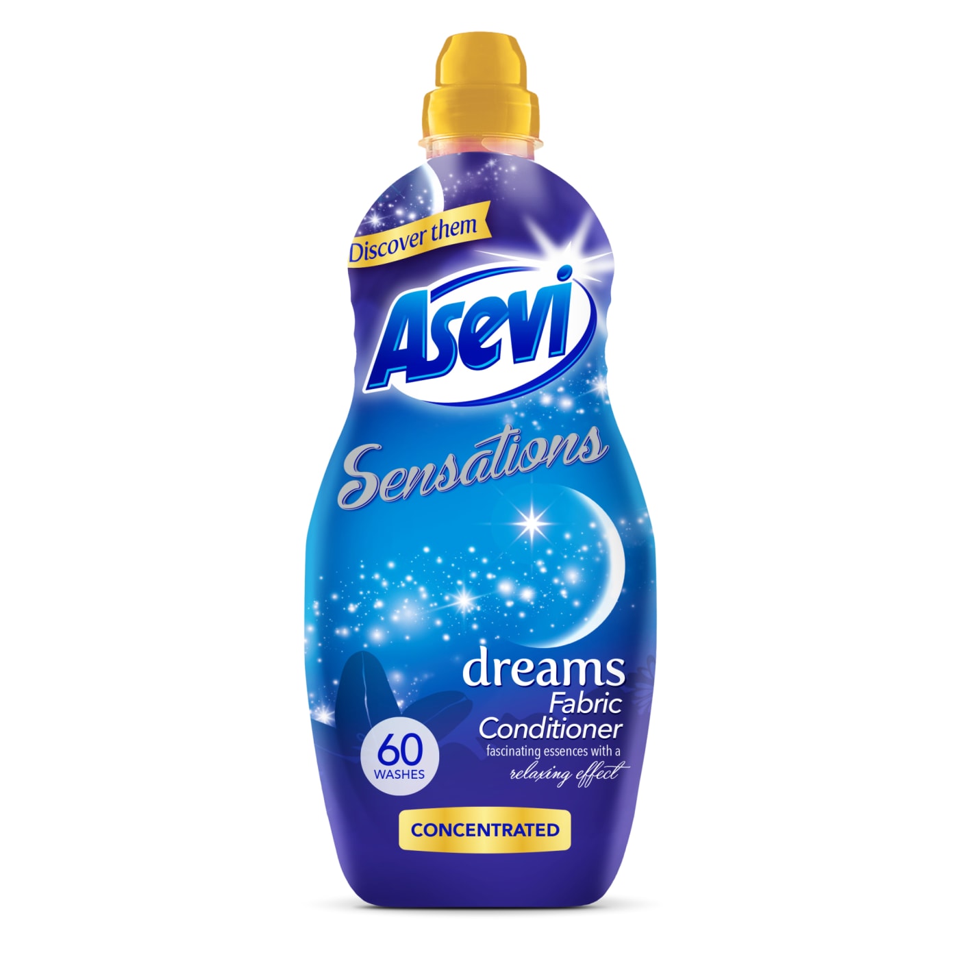 ASEVI SENSATIONS 1 FABRIC SOFTENER DREAMS 60 WASH CONCENTRATED 320ML