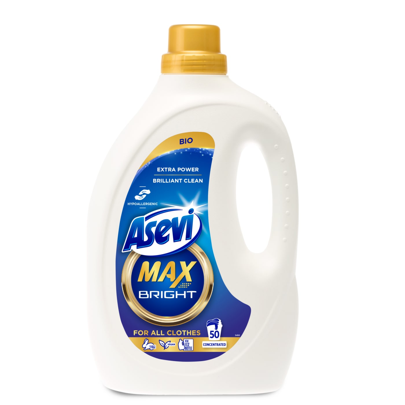 ASEVI MAX 2 DETERGENT BRIGHT 50 WASH 500ML