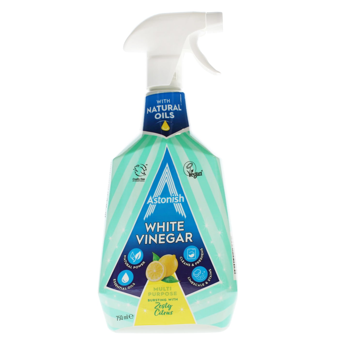 ASTONISH WHITE VINEGAR MULTI PURPOSE BURSTING WITH ZESTY CITRUS 750ML