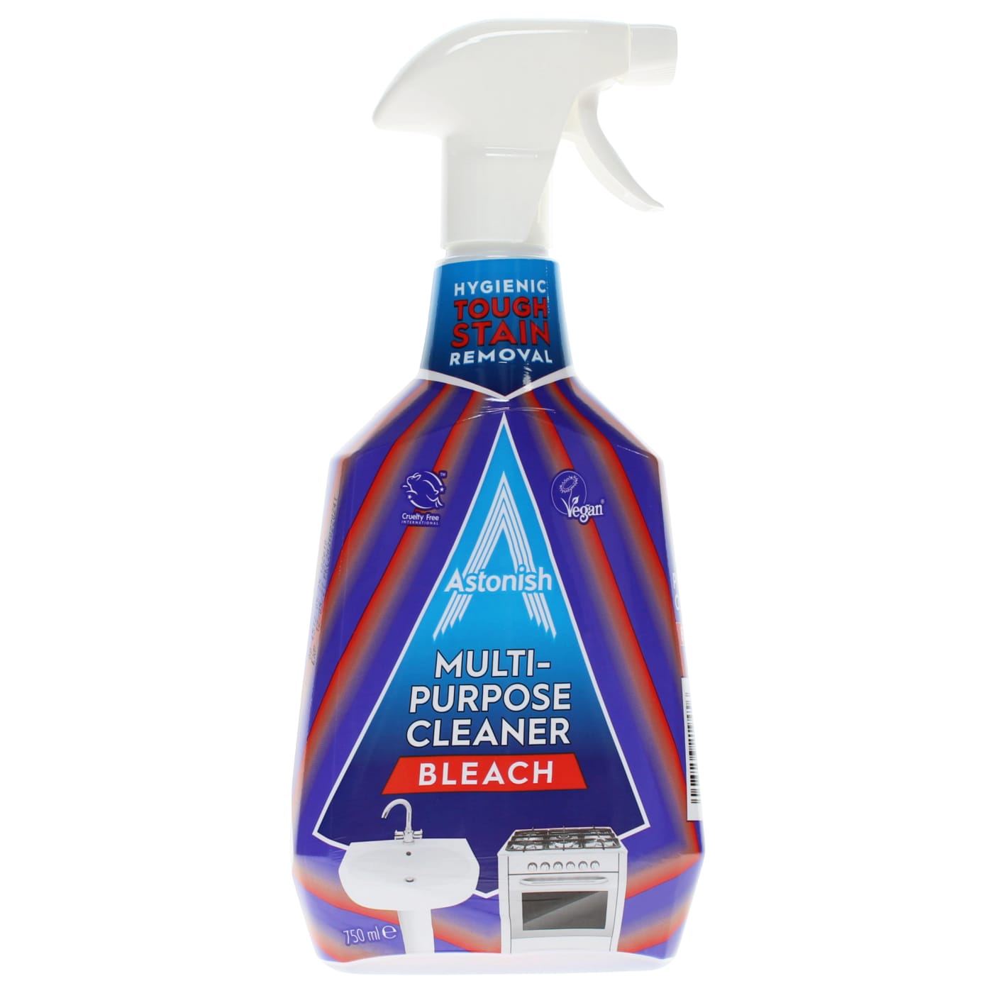 ASTONISH MULTI-PURPOSE CLEANER SPRAY WITH BLEACH 750ML