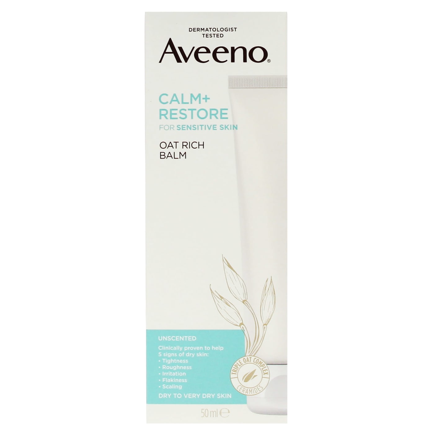 AVEENO CALM & RESTORE BALM OAT RICH FOR SENSITIVE SKIN 50ML
