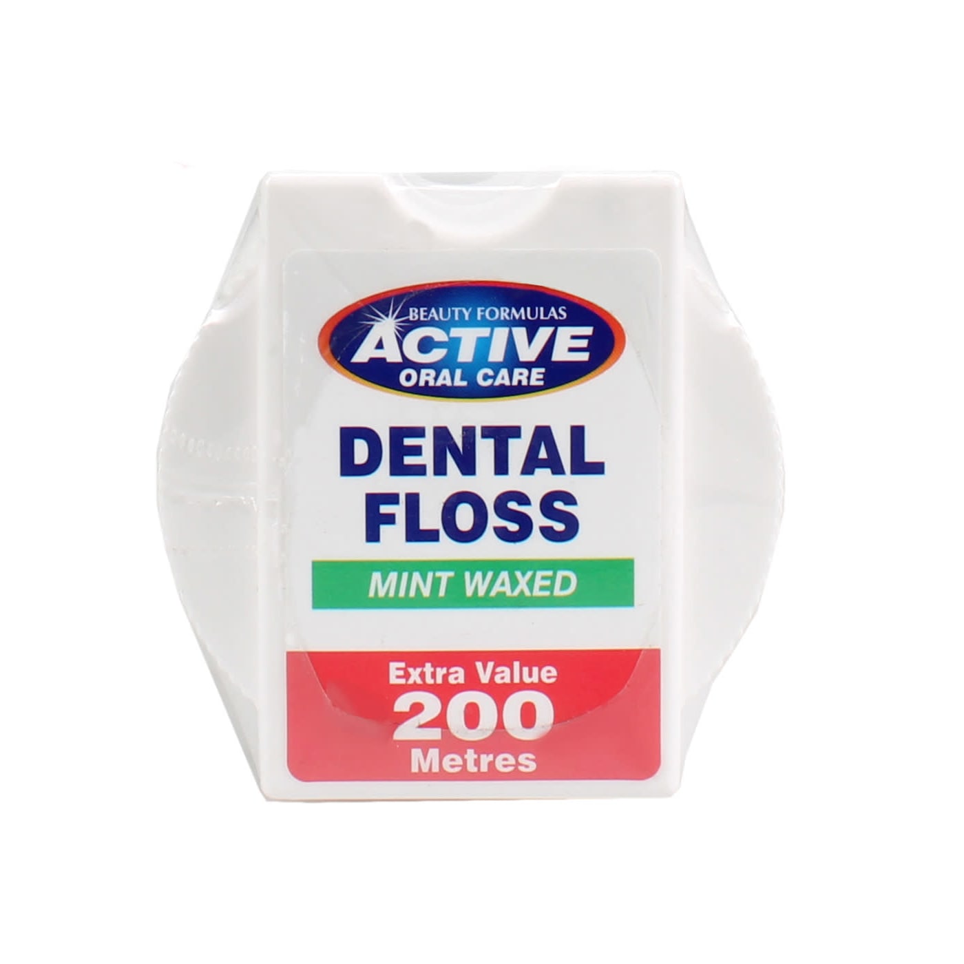 BEAUTY FORMULAS ACTIVE 200M DENTAL FLOSS MINT WAXED
