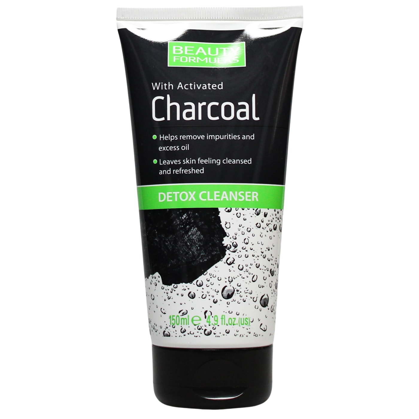 BEAUTY FORMULAS DETOX CLEANSER CHARCOAL 150ML