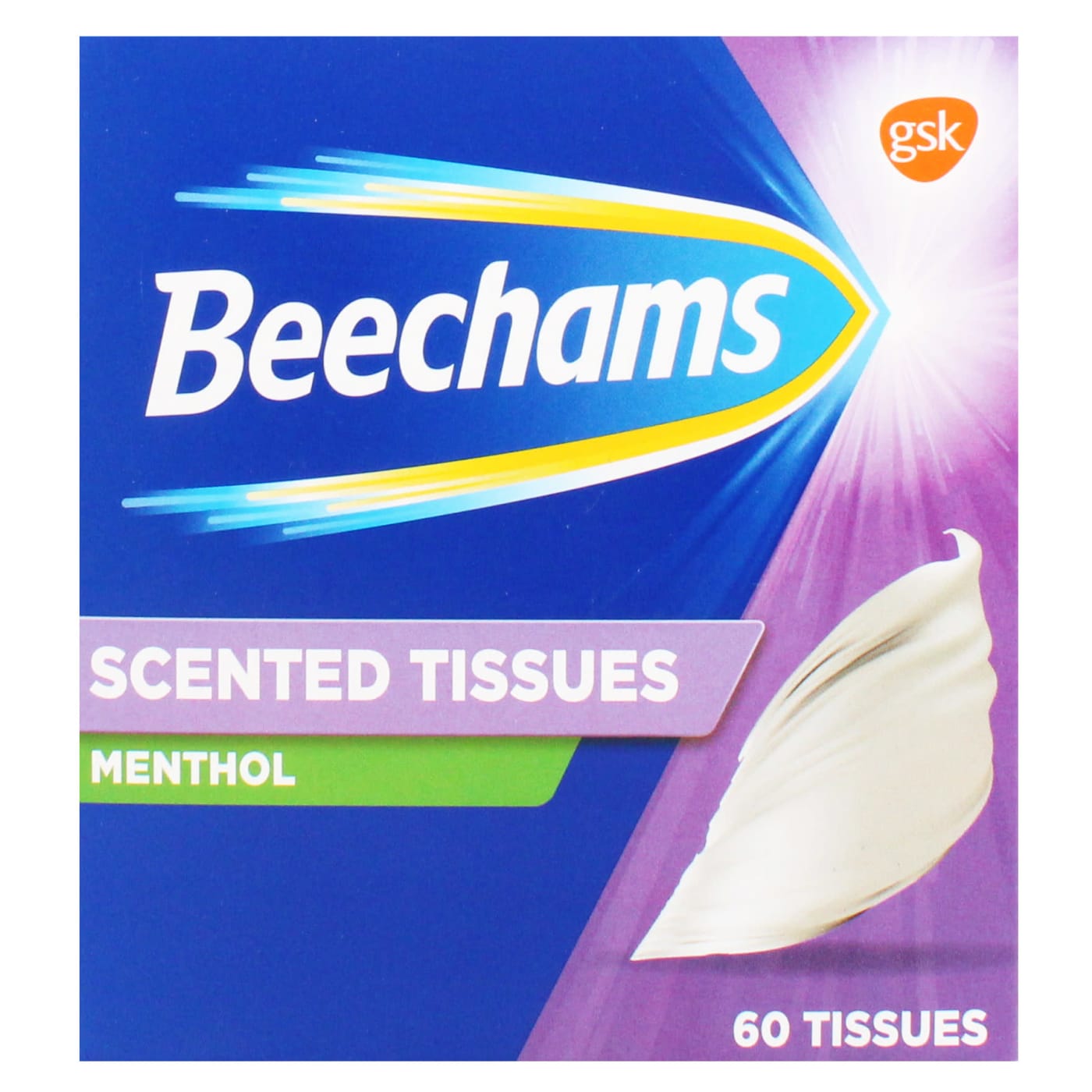 BEECHAMS MENTHOL BOX TISSUES 60’S