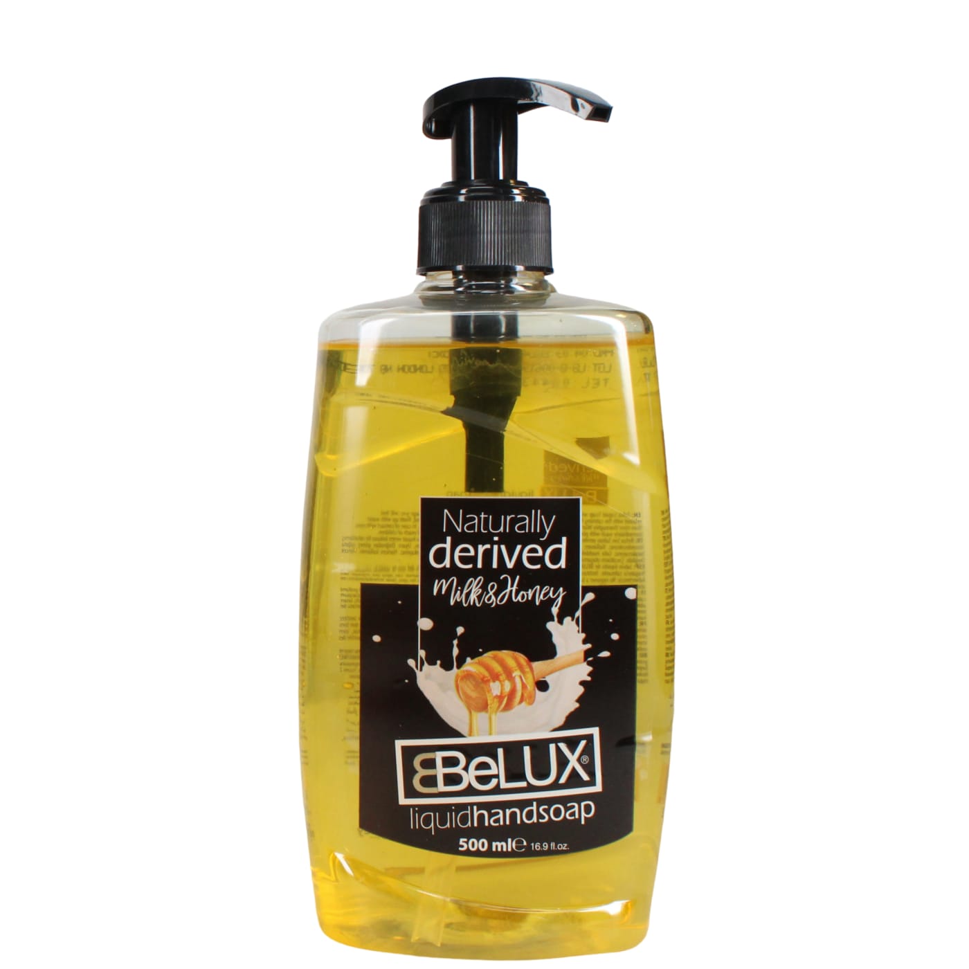 BELUX HAND WASH MILK & HONEY 500ML
