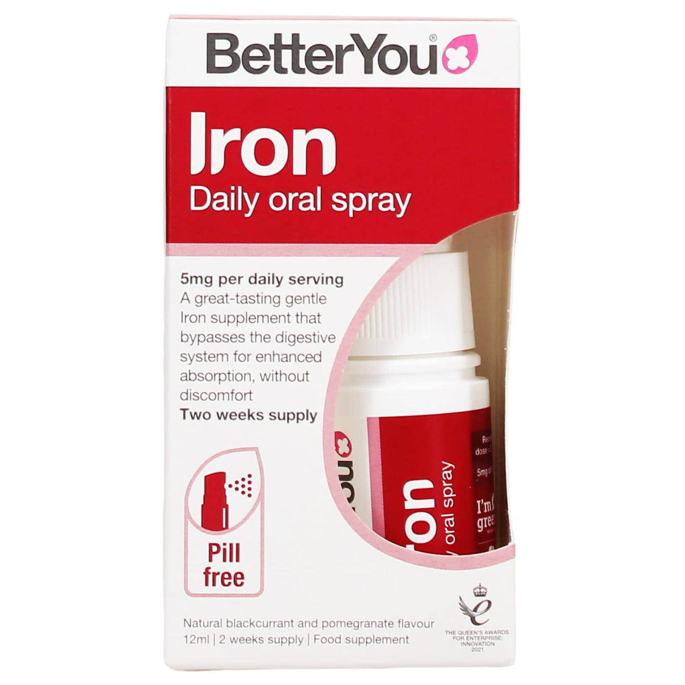 BETTERYOU DAILY ORAL SPRAY IRON 12ML