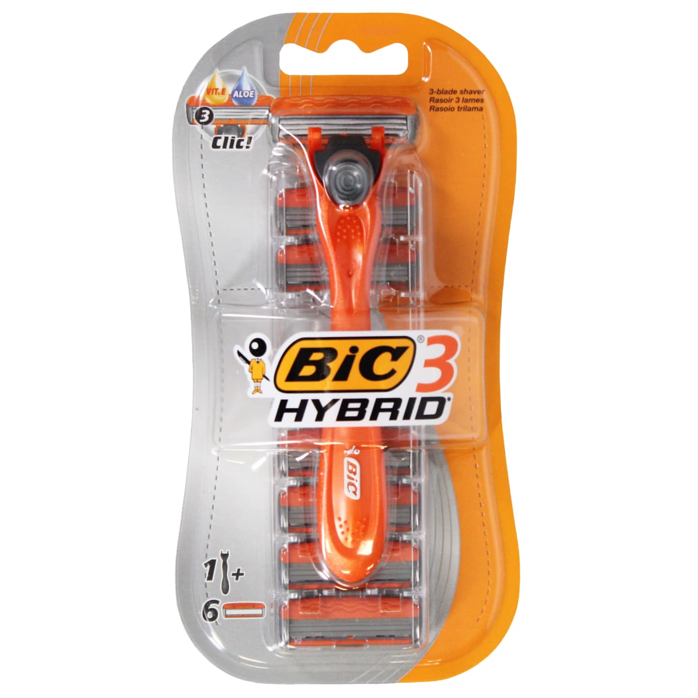 BIC 3 HYBRID RAZOR 6UP