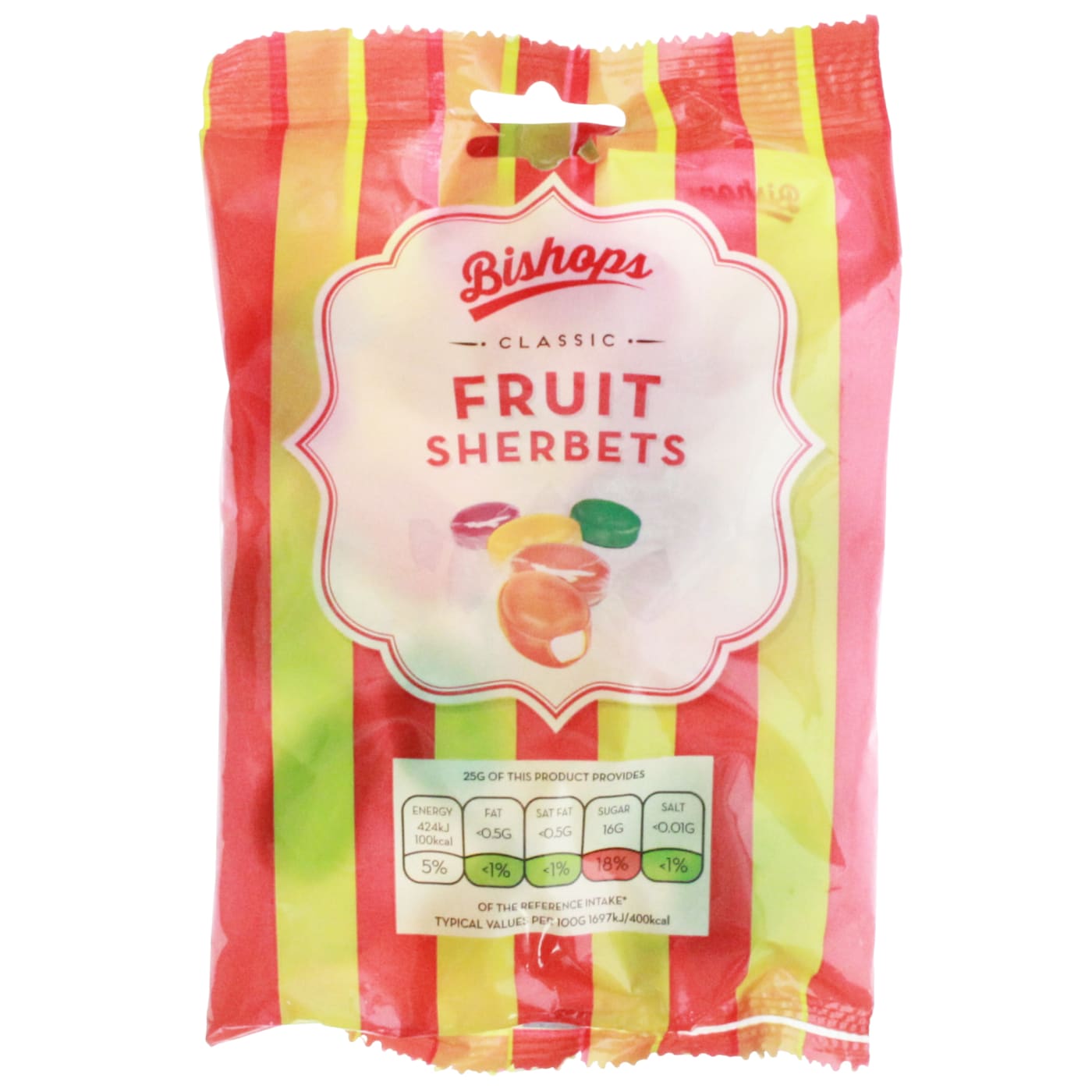 BISHOPS 140G FRUIT SHERBETS