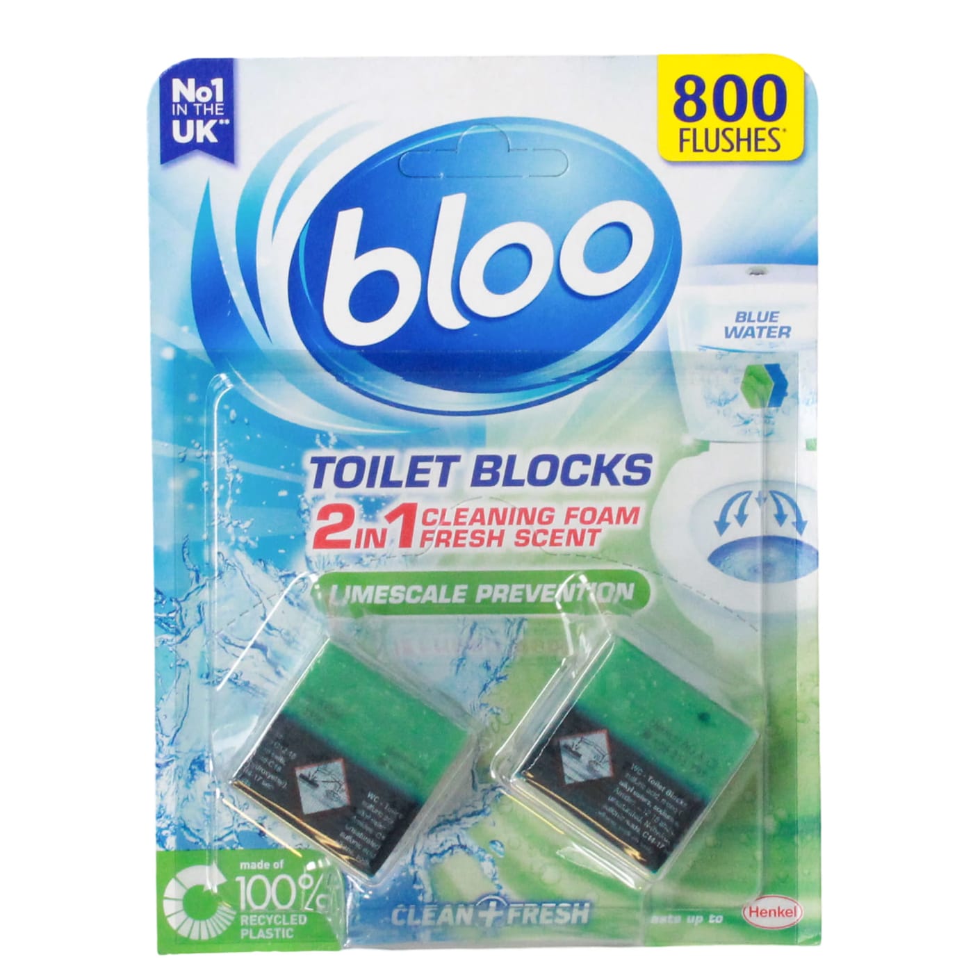 BLOO 2X50G TOILET CISTERN CUBE LIMSCALE PREVENTION