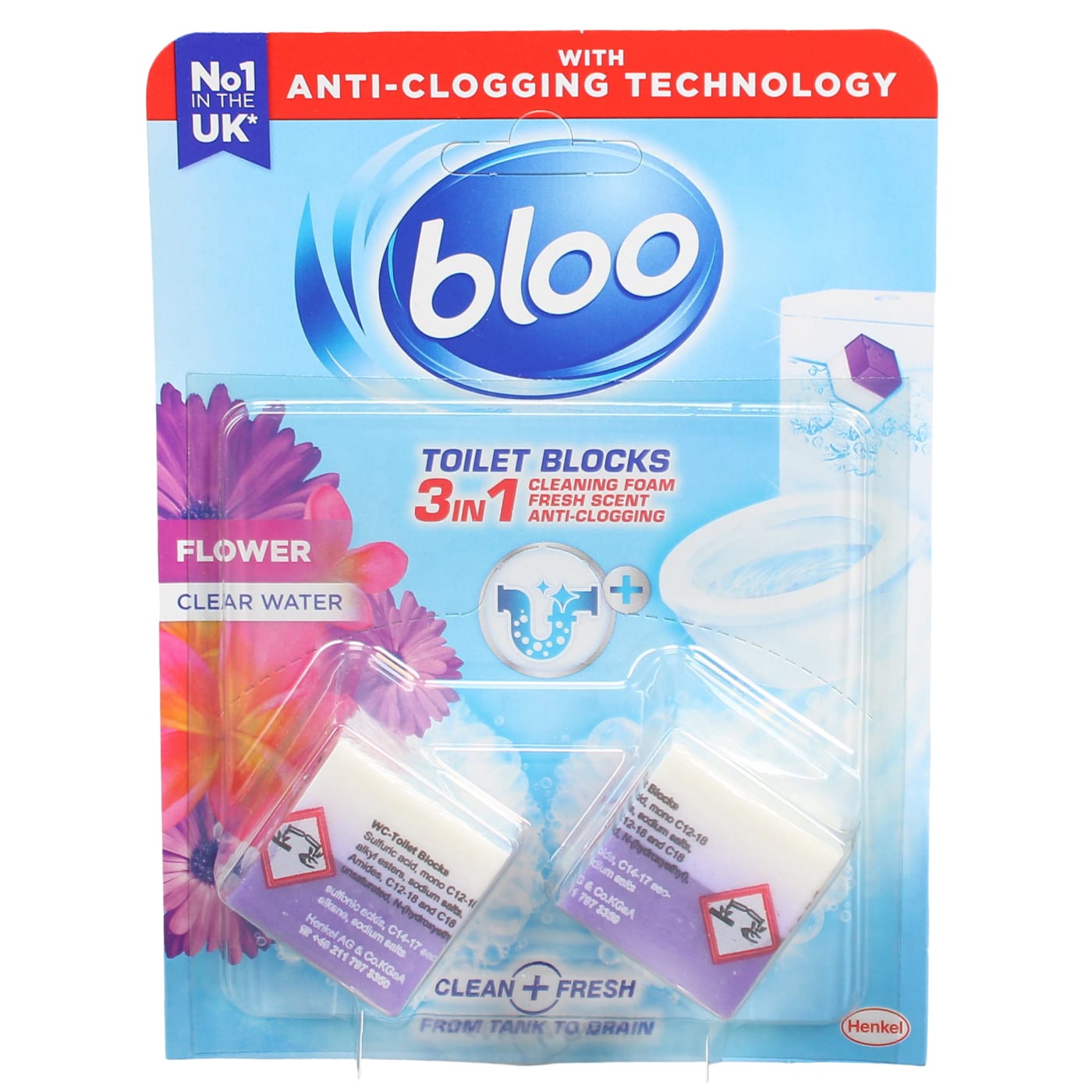 BLOO 2X50G TOILET CISTERN CUBE FLOWERS