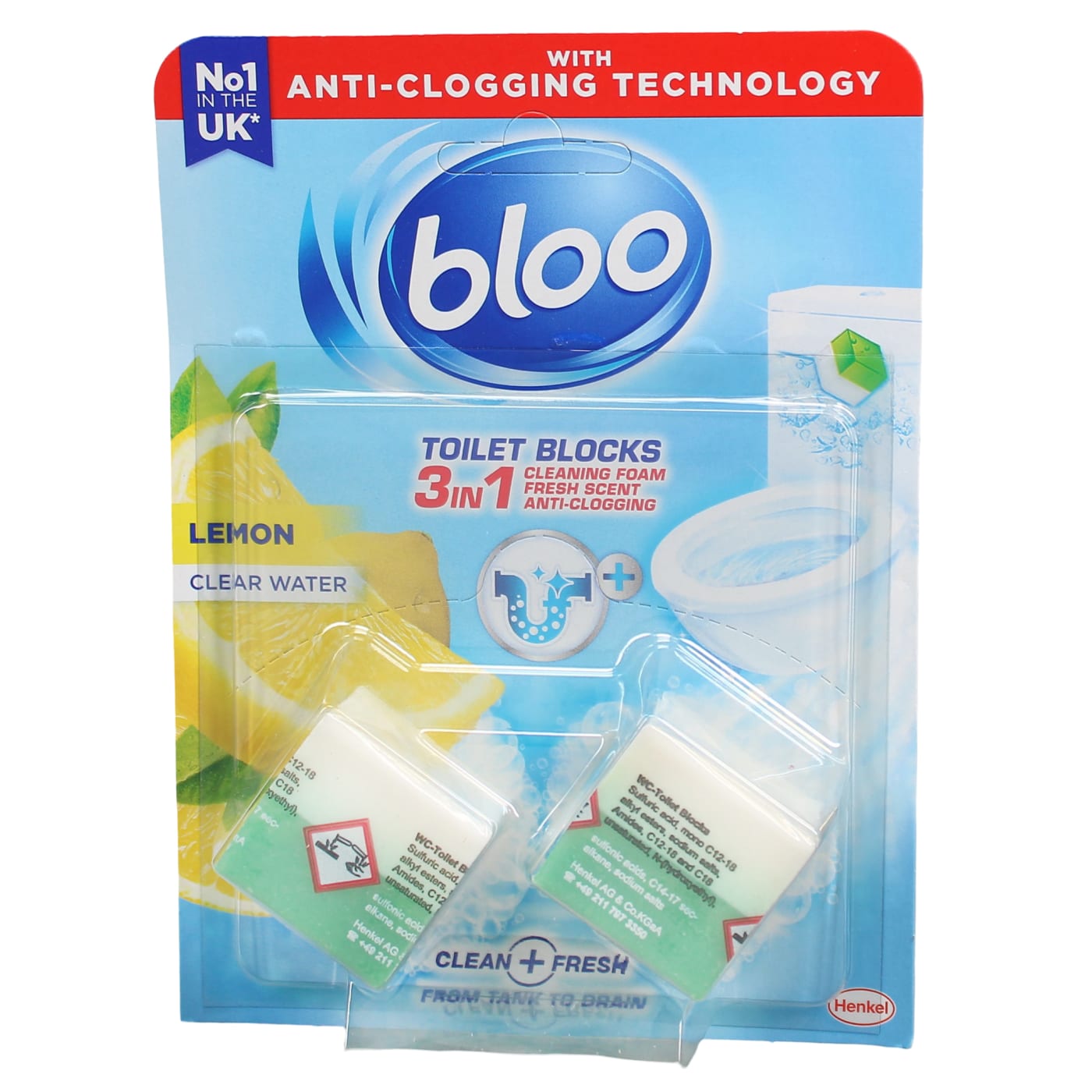 BLOO 2X50G TOILET CISTERN CUBE LEMON
