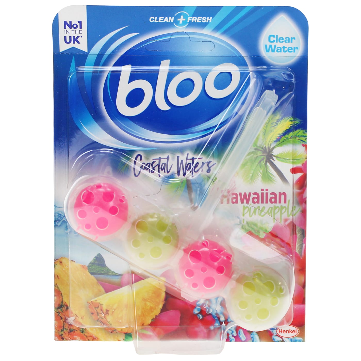 BLOO 50G TOILET RIM BLOCK HAWAIIAN PINEAPPLE