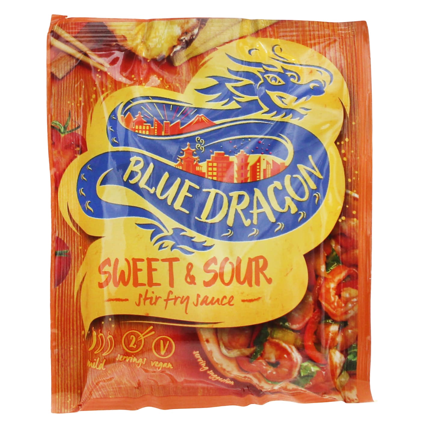 BLUE DRAGON 120G STIR FRY SAUCE SACHET SWEET & SOUR