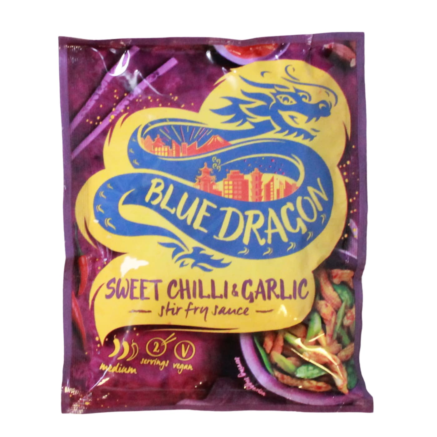 BLUE DRAGON 120G STIR FRY SAUCE SACHET SWEET CHILLI & GARLIC