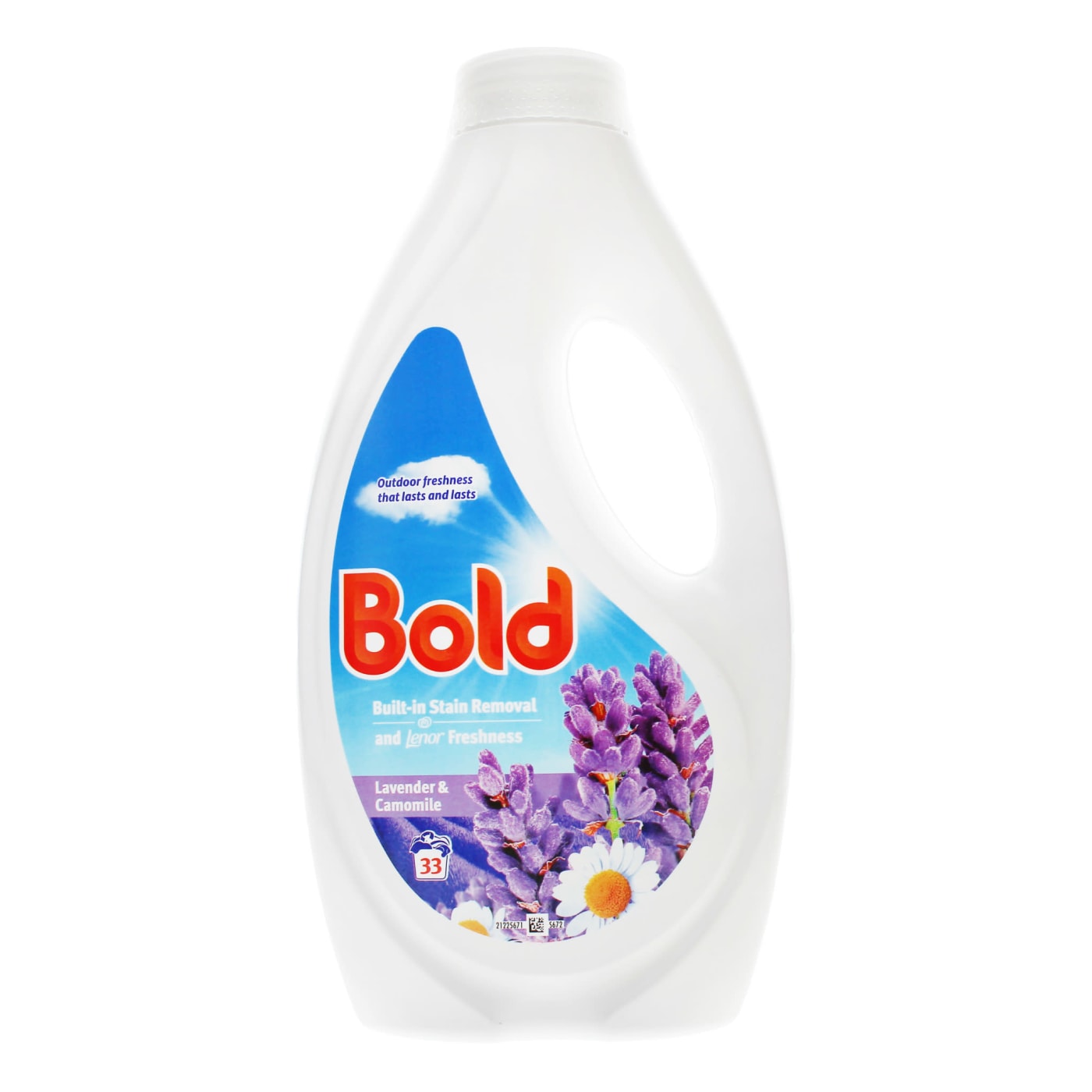 BOLD 2IN1 1 WASHING LIQUID LAVENDER & CAMOMILE 33 WASH 023ML