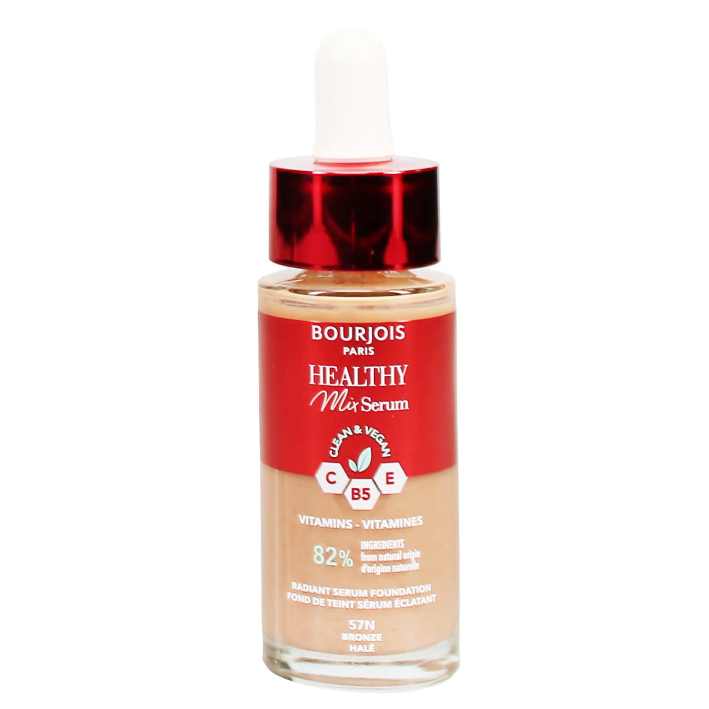 BOURJOIS HEALTHY MIX SERUM FOUNDATION BRONZE 57N