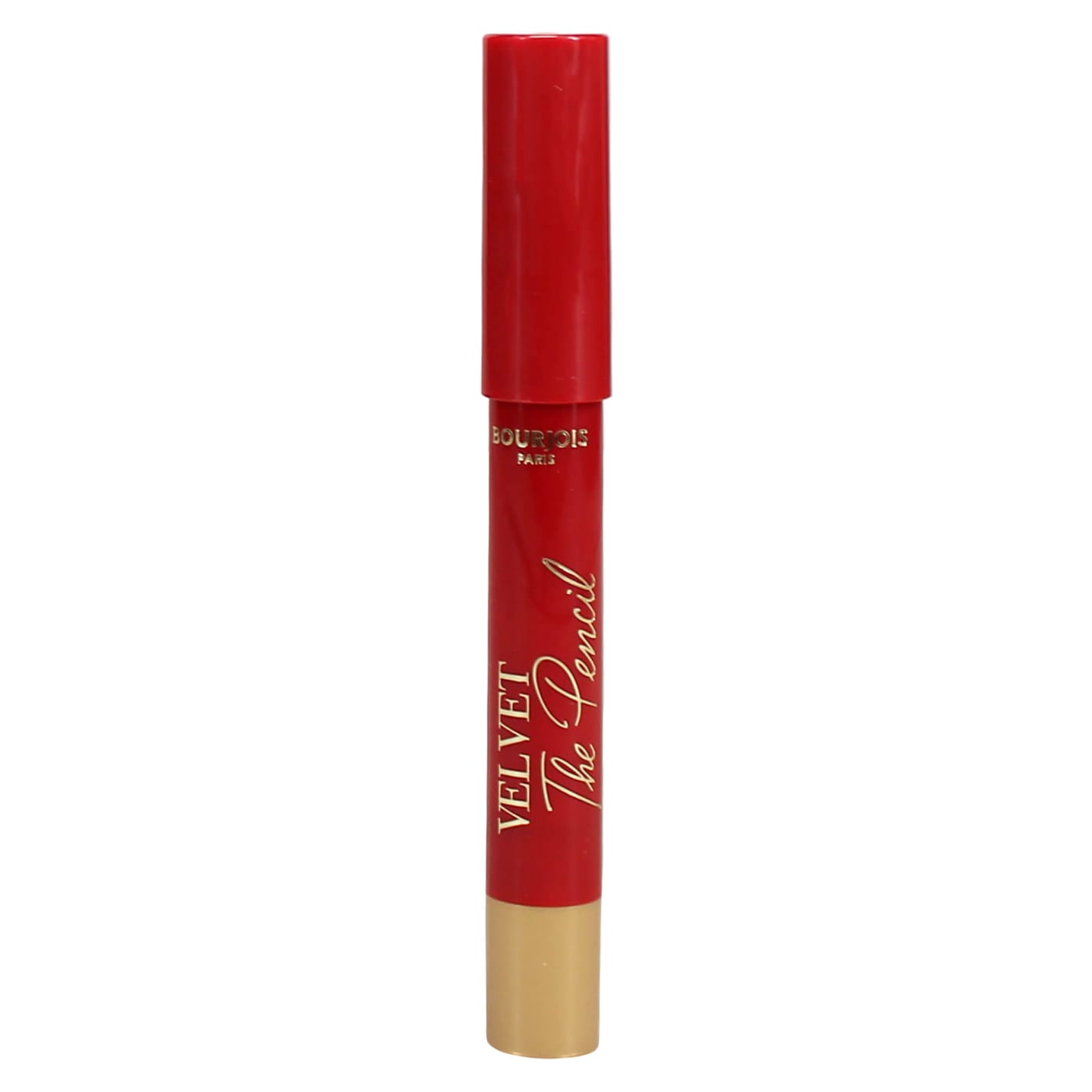 BOURJOIS VELVET THE PENCIL ROUGE IS CARMINE