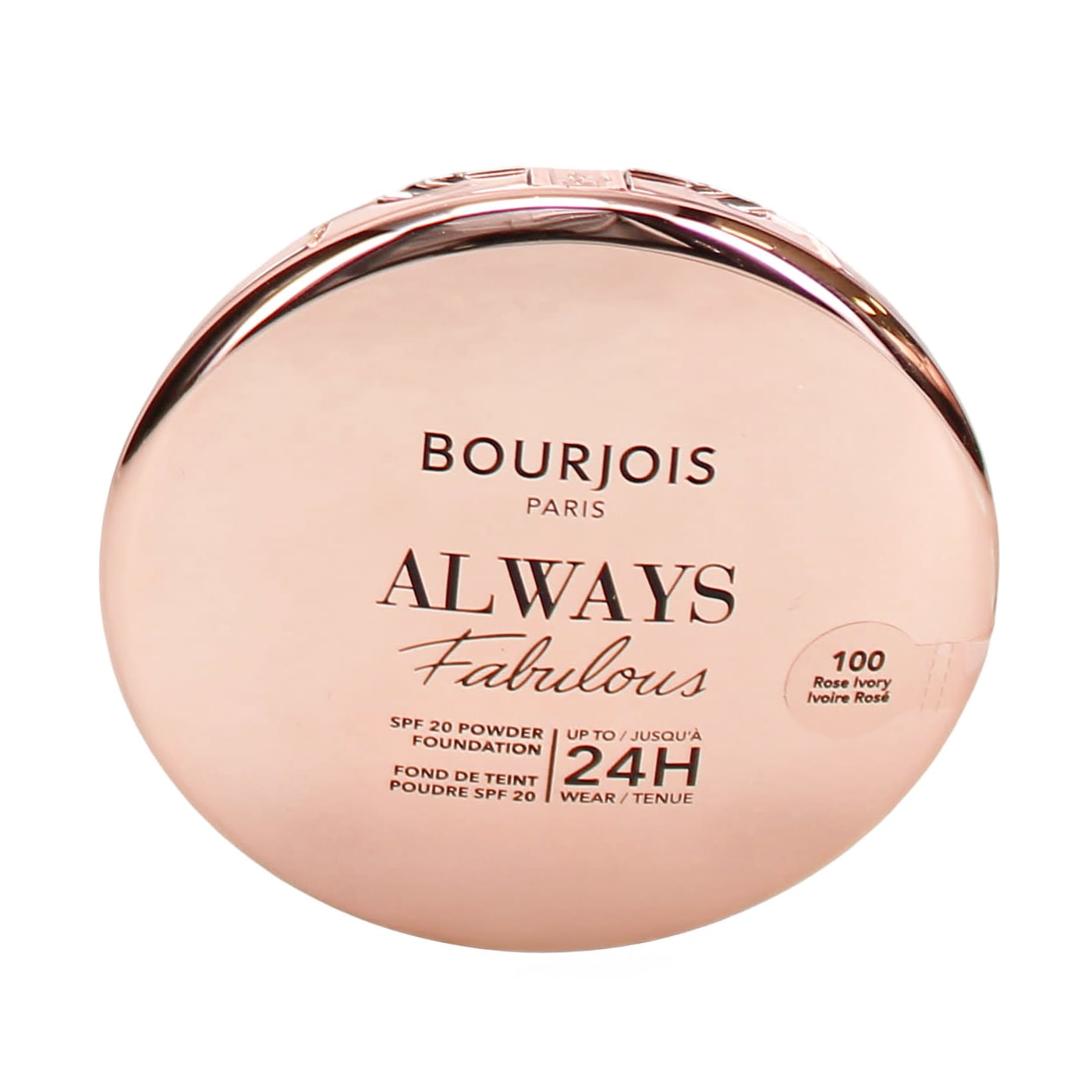 BOURJOIS ALWAYS FABULOUS PRESSED POWDER ROSE IVORY