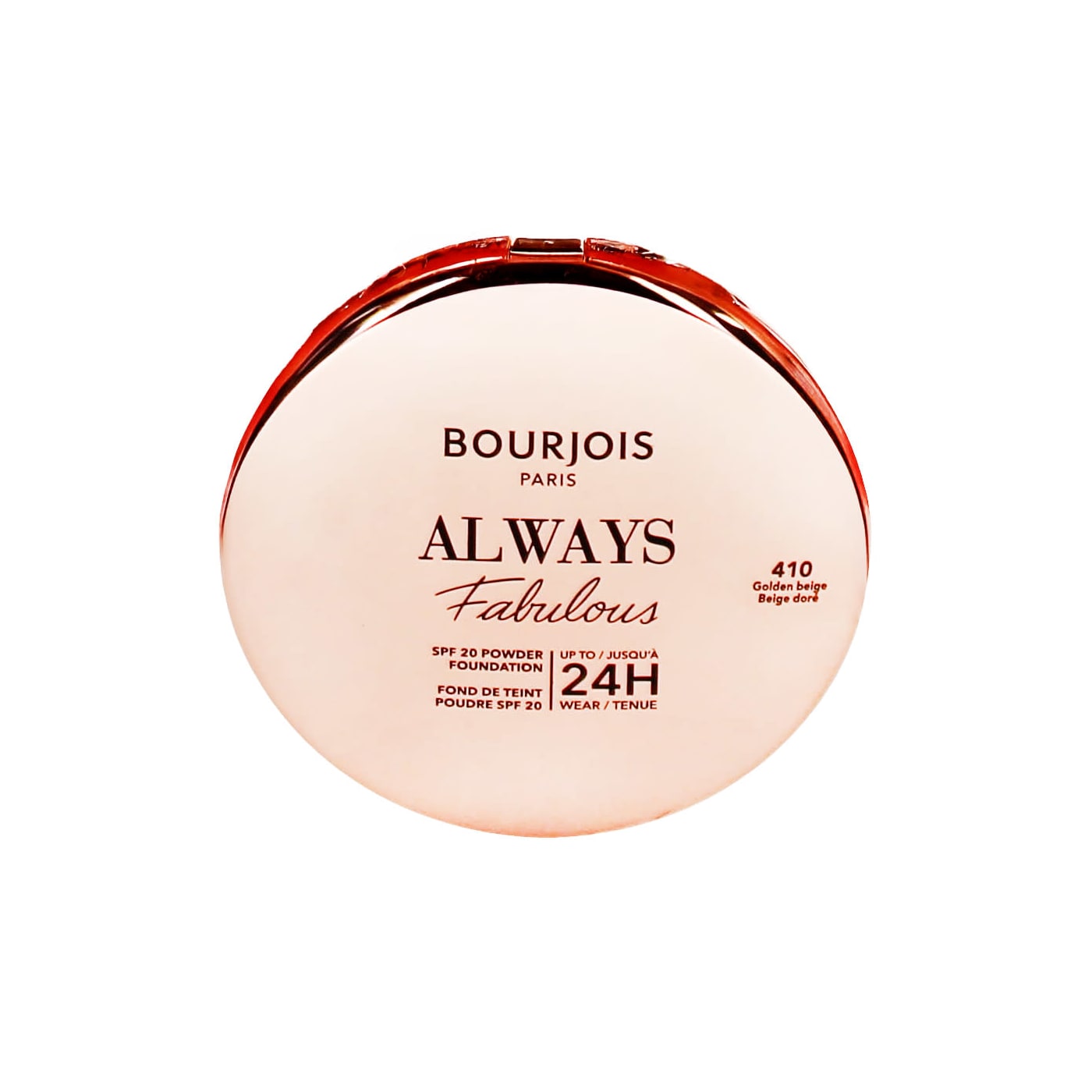 BOURJOIS ALWAYS FABULOUS POWDER FOUNDATION GOLDEN BEIGE