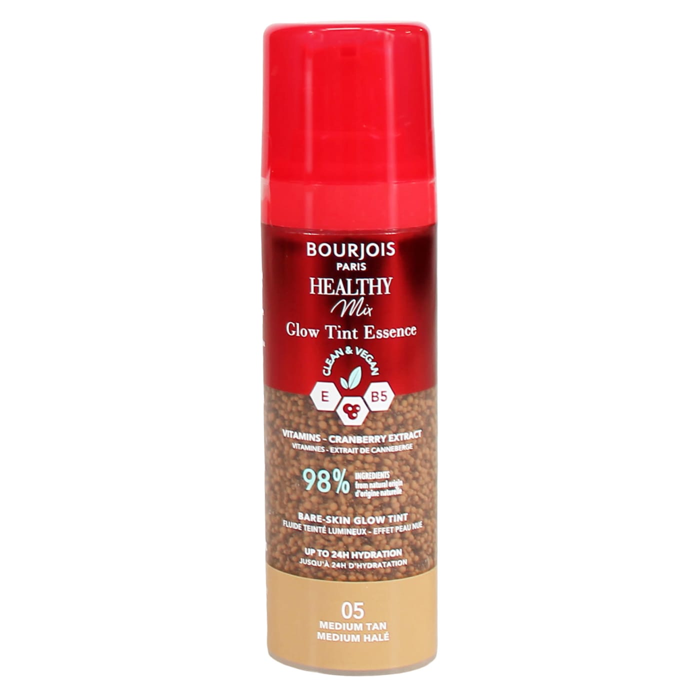 BOURJOIS HEALTHY MIX GLOW TINT ESSENCE MEDIUM/TAN 05 30ML
