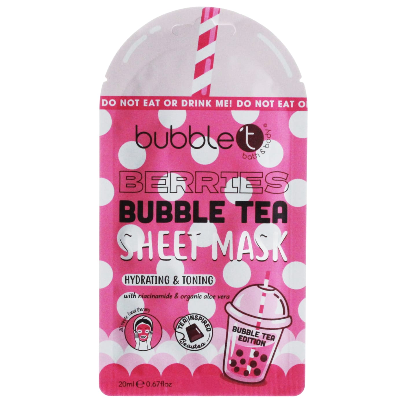BUBBLE T SHEET MASK HYDRATING & TONING BERRIES