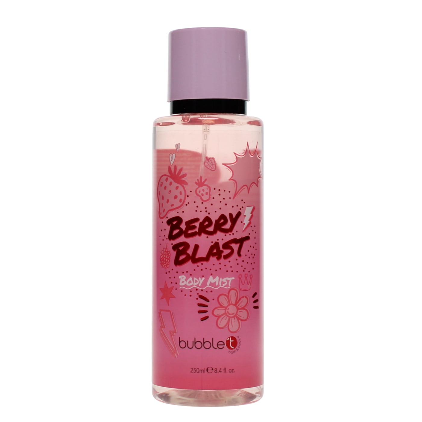 BUBBLE T BODY MIST BERRY BLAST 250ML