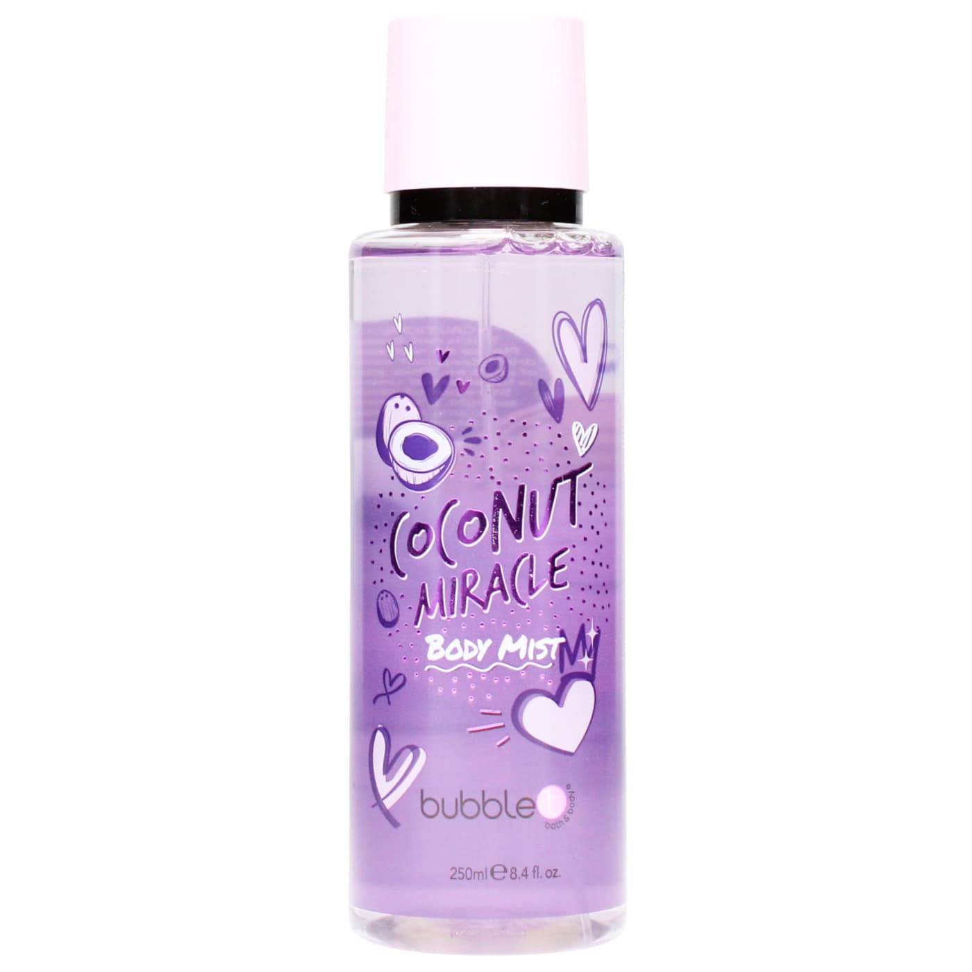 BUBBLE T BODY MIST COCONUT 250ML
