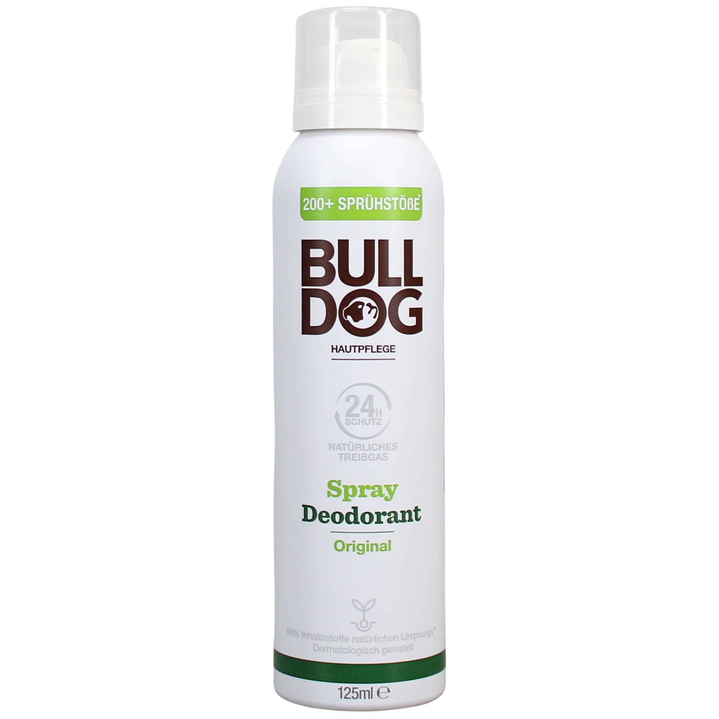 BULLDOG DEODORANT SPRAY ORIGINAL (EN;SE;NO;FI;DK LABEL) 125ML
