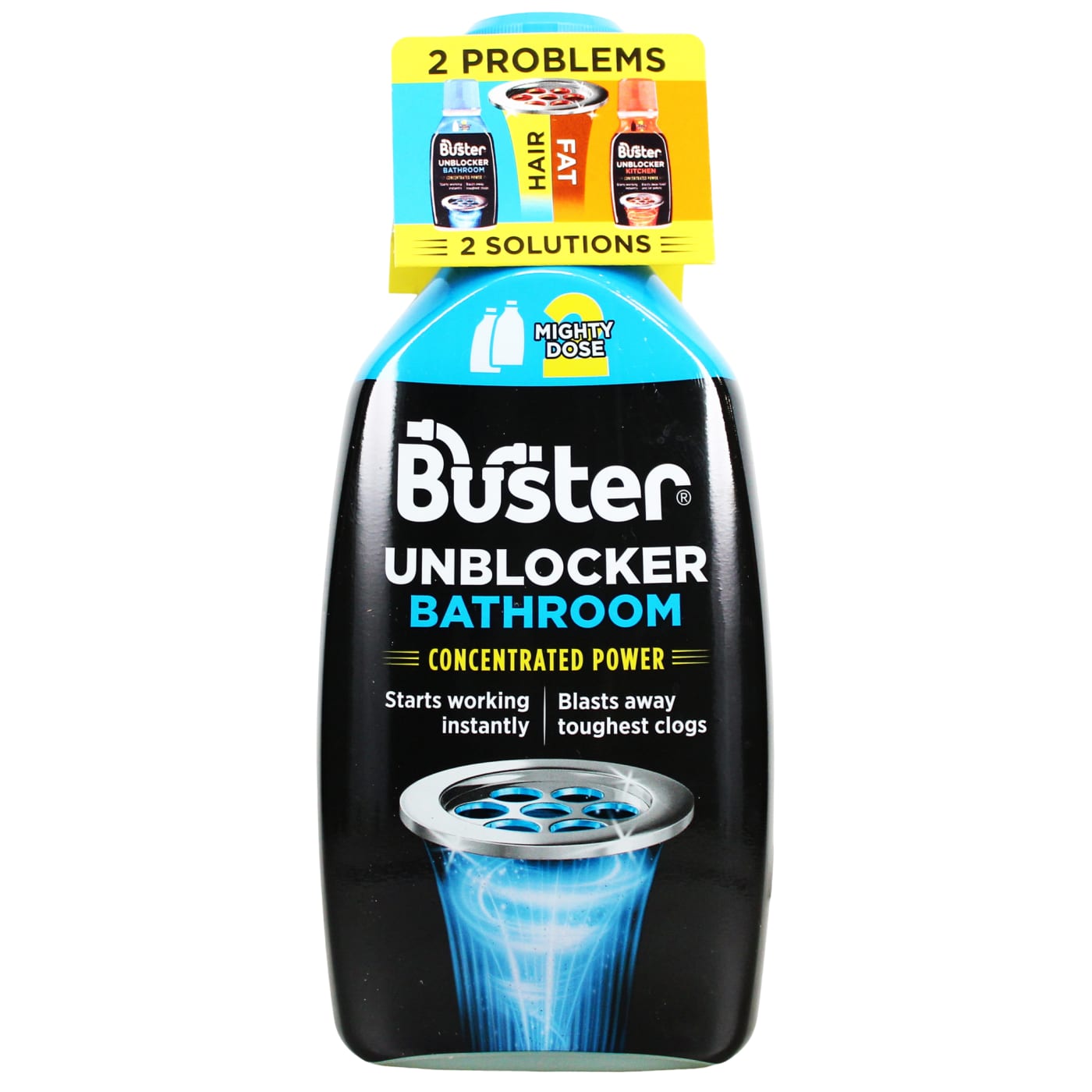 BUSTER BATHROOM UNBLOCKER 2-DOSE 600ML