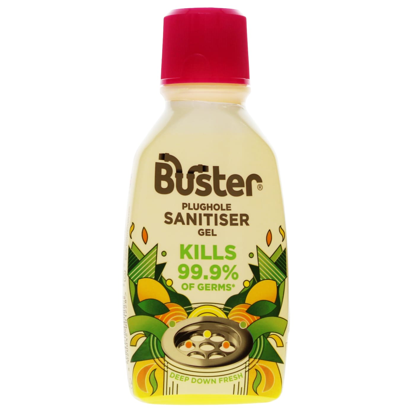 BUSTER PLUGHOLE SANITISER GEL CITRUS 300ML