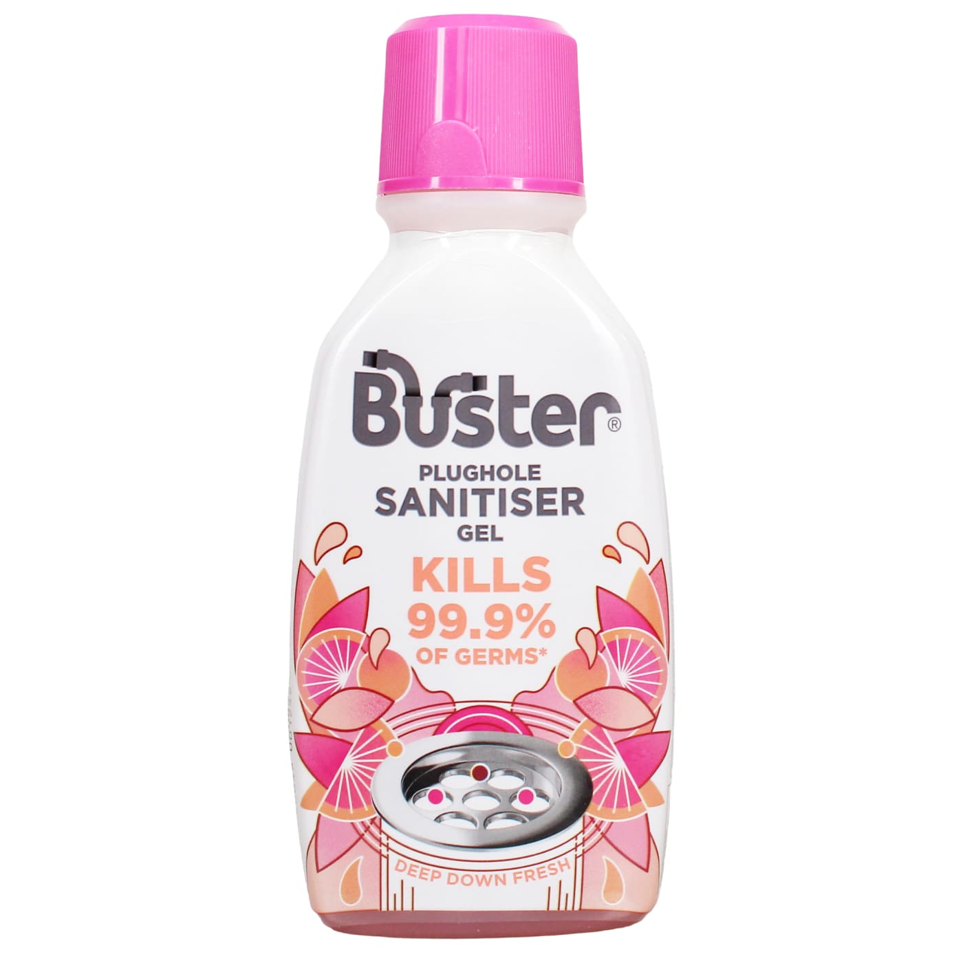 BUSTER PLUGHOLE SANITISER GEL BERRY 300ML