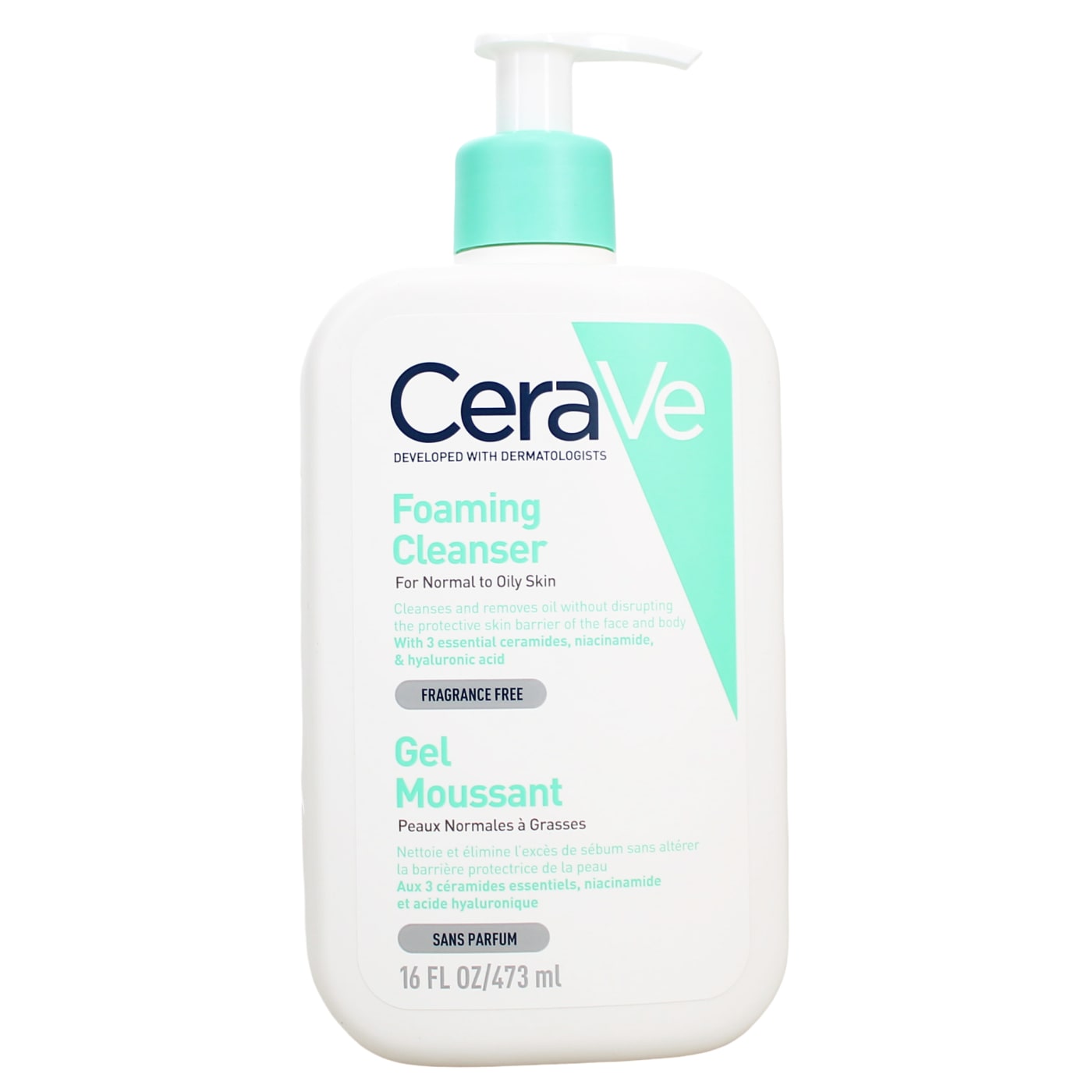 CERAVE FOAMING CLEANSER NORMAL/OILY 473ML
