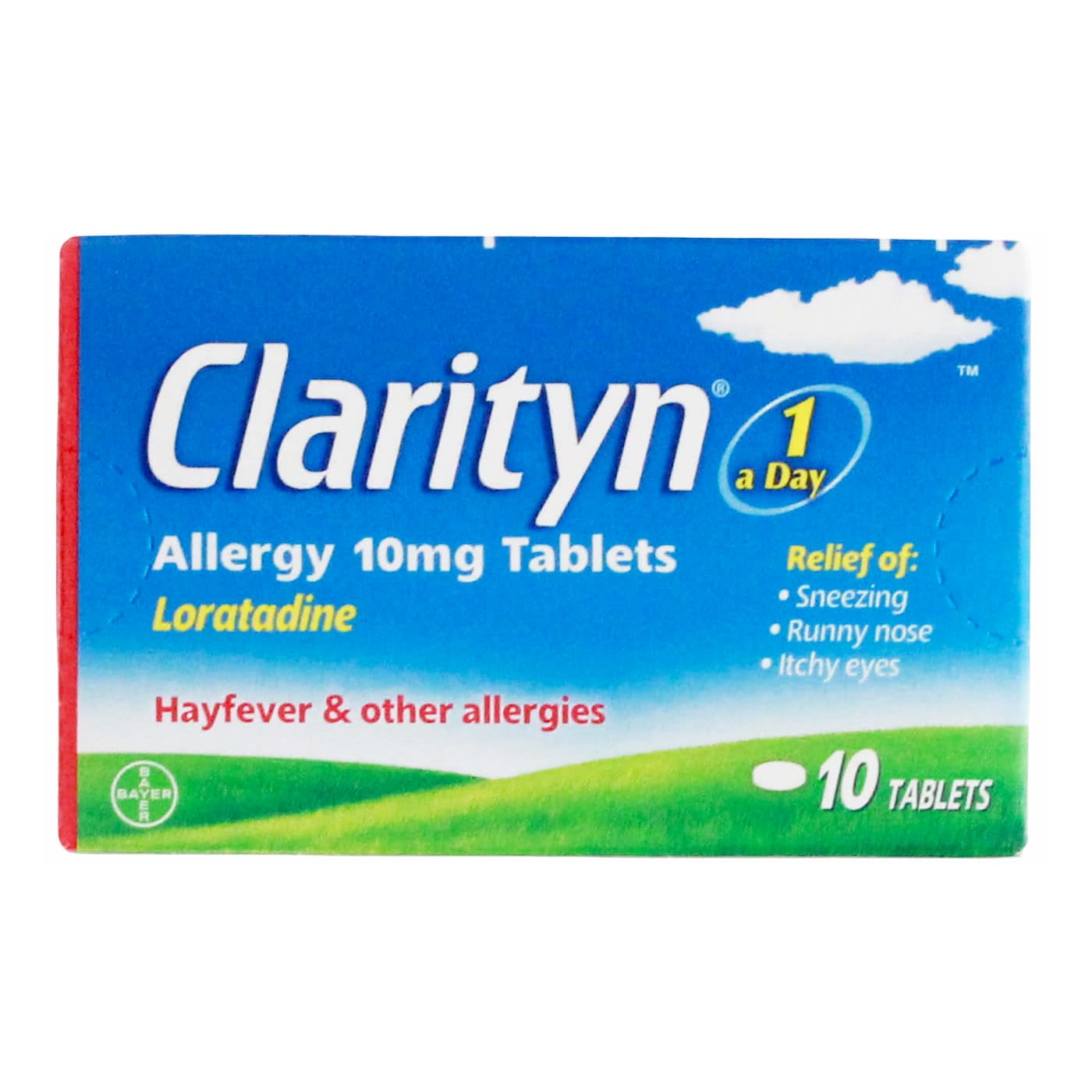 CLARITYN HAYFEVER & ALLERGY TABLETS LORATADINE 10MG 10'S