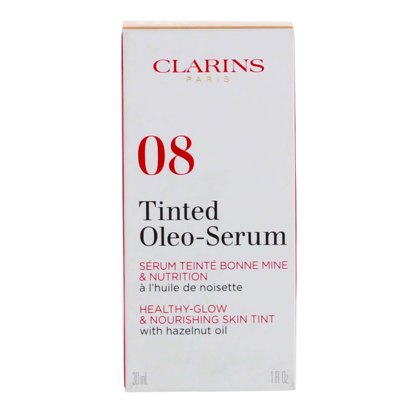 CLARINS TINTED OLEO-SERUM FOUNDATION NO. 8 30ML