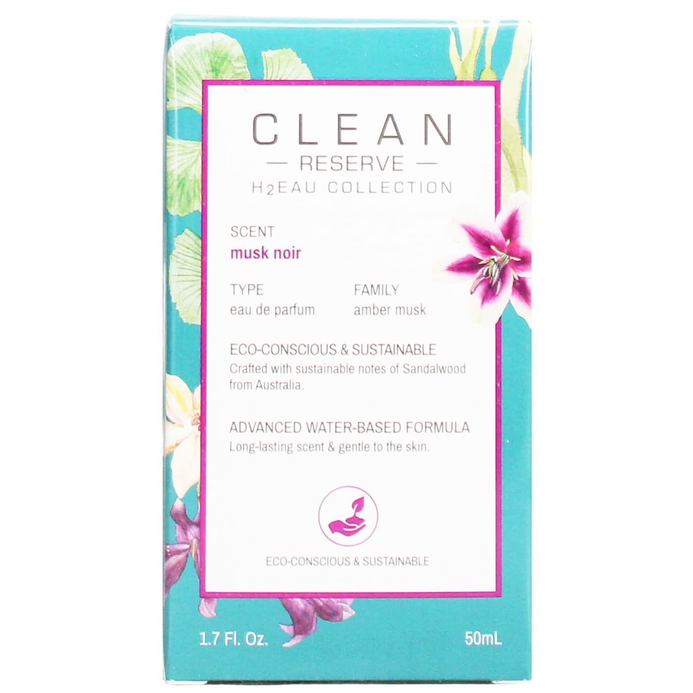 CLEAN RESERVE H2EAU MUSK NOIR EDP SPRAY 50ML
