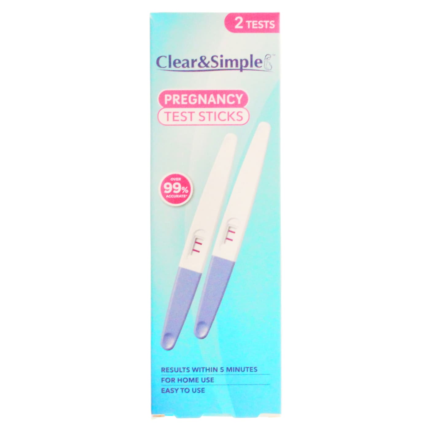 CLEAR AND SIMPLE PREGNANCY TEST MIDSTREAM TWIN