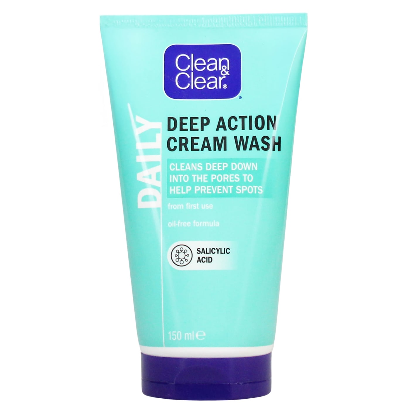 CLEAN & CLEAR DEEP ACTION CREAM CLEANSER 150ML