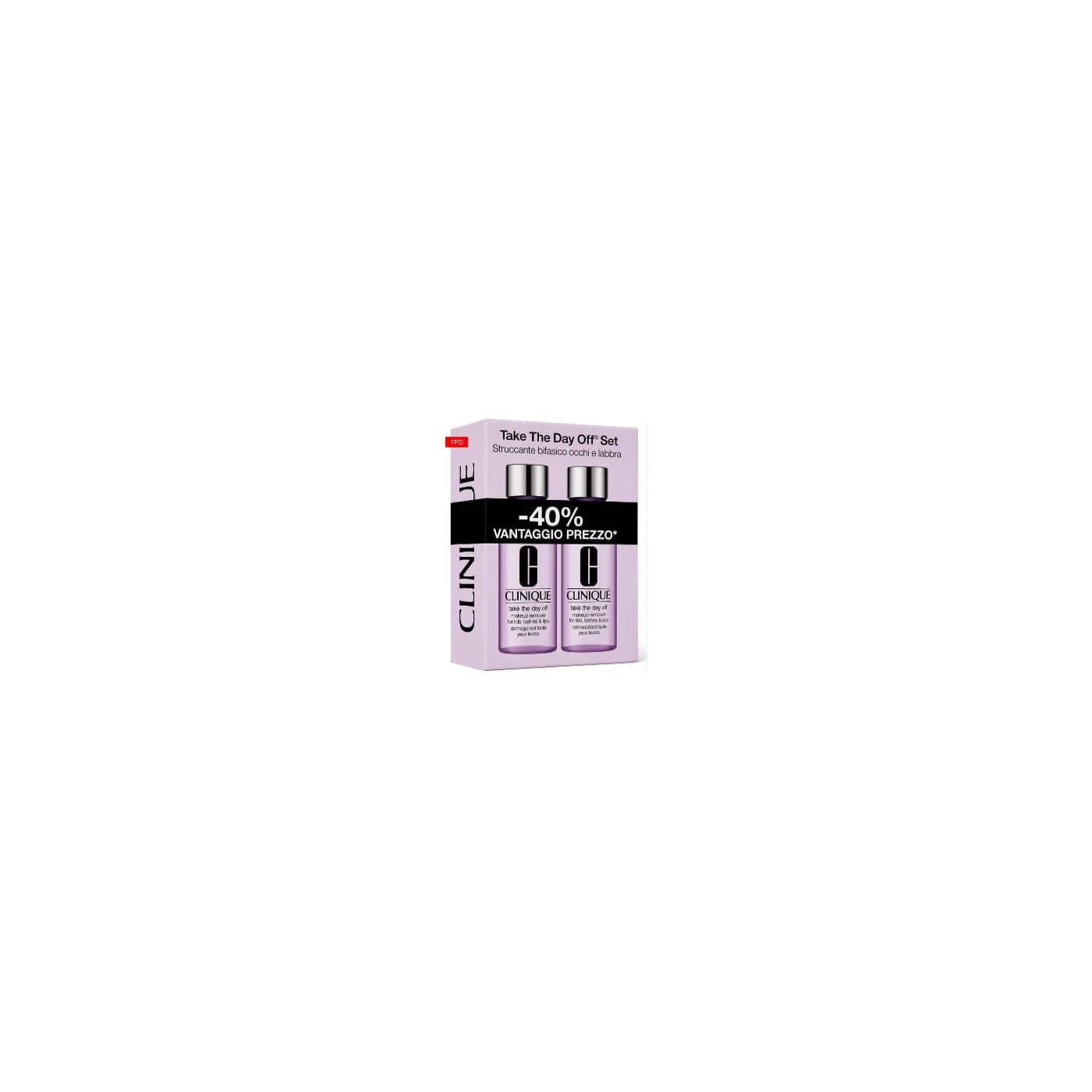 CLINIQUE TAKE THE DAY OFF MAKEUP REMOVER 2PC SET (2X) 125ML